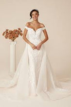 Load image into Gallery viewer, Justin Alexander 88245 with overskirt, Salon Sample