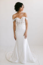 Load image into Gallery viewer, Emily Hart "Catalina" with overskirt , Salon Sample